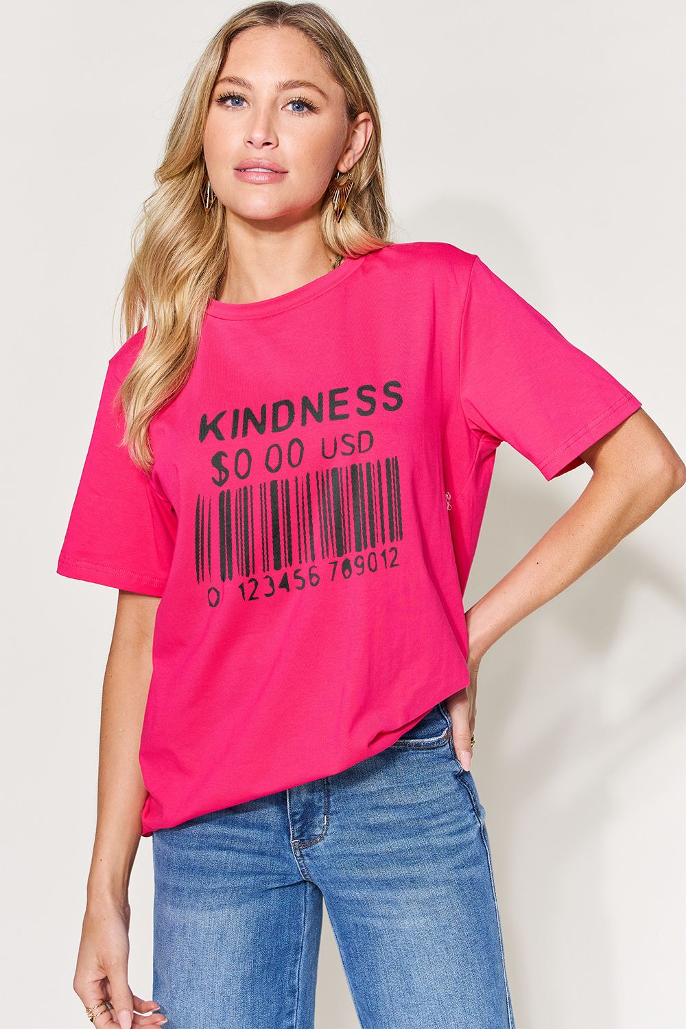 Simply Love Full Size KINDNESS Round Neck T-Shirt