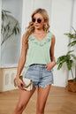 Ruffle V-Neck Tank Top