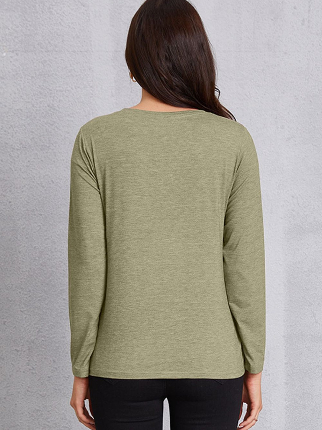 COFFEE Round Neck Long Sleeve T-Shirt