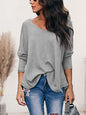 V-Neck Long Sleeve T-Shirt