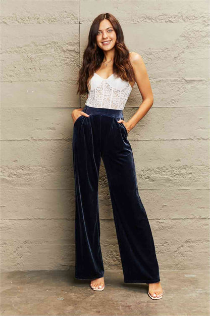 Wide Leg Pants with Pockets