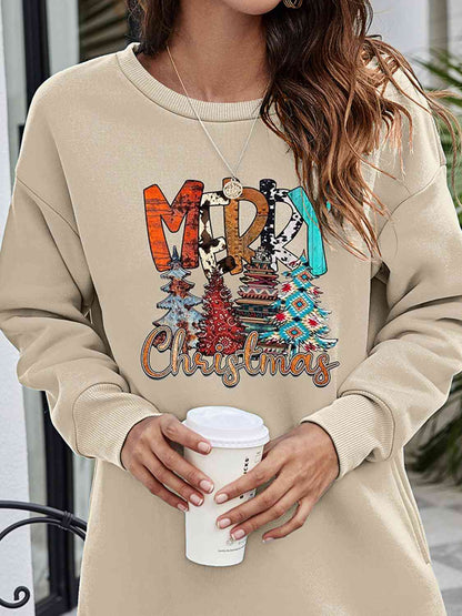 MERRY CHRISTMAS Graphic Sweatshirt