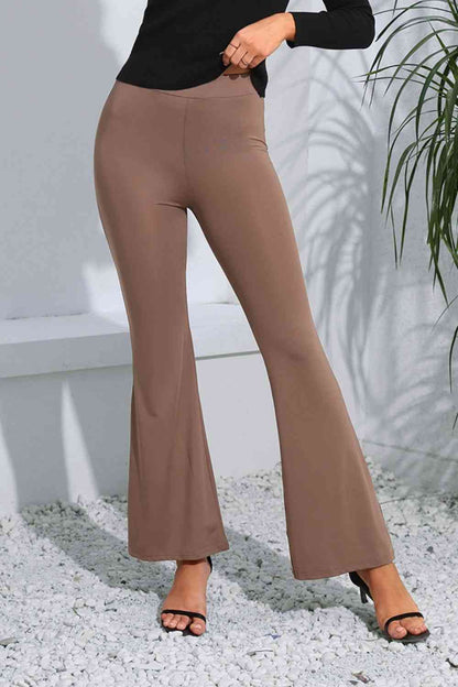 High Waist Long Flare Pants